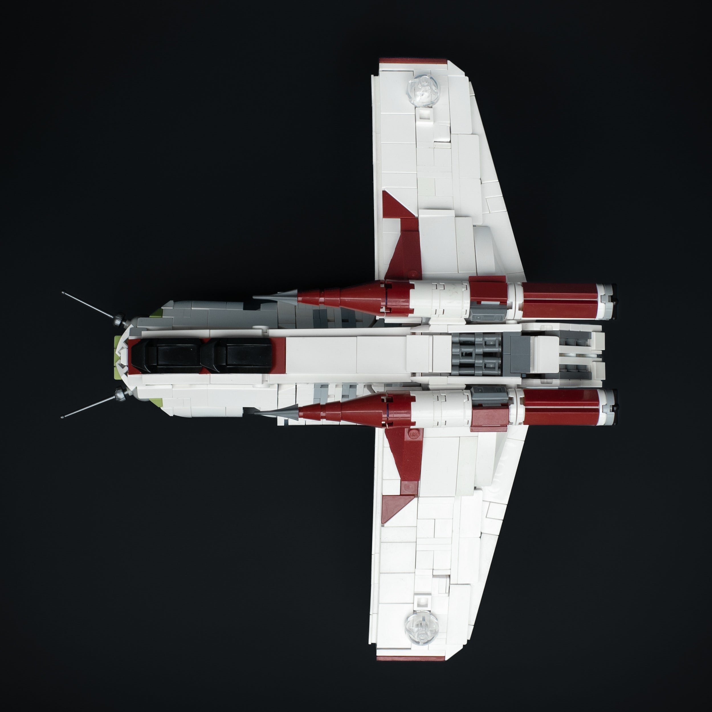Republic Gunship Rear Republic Gunship - Midi Scale — BrickVault