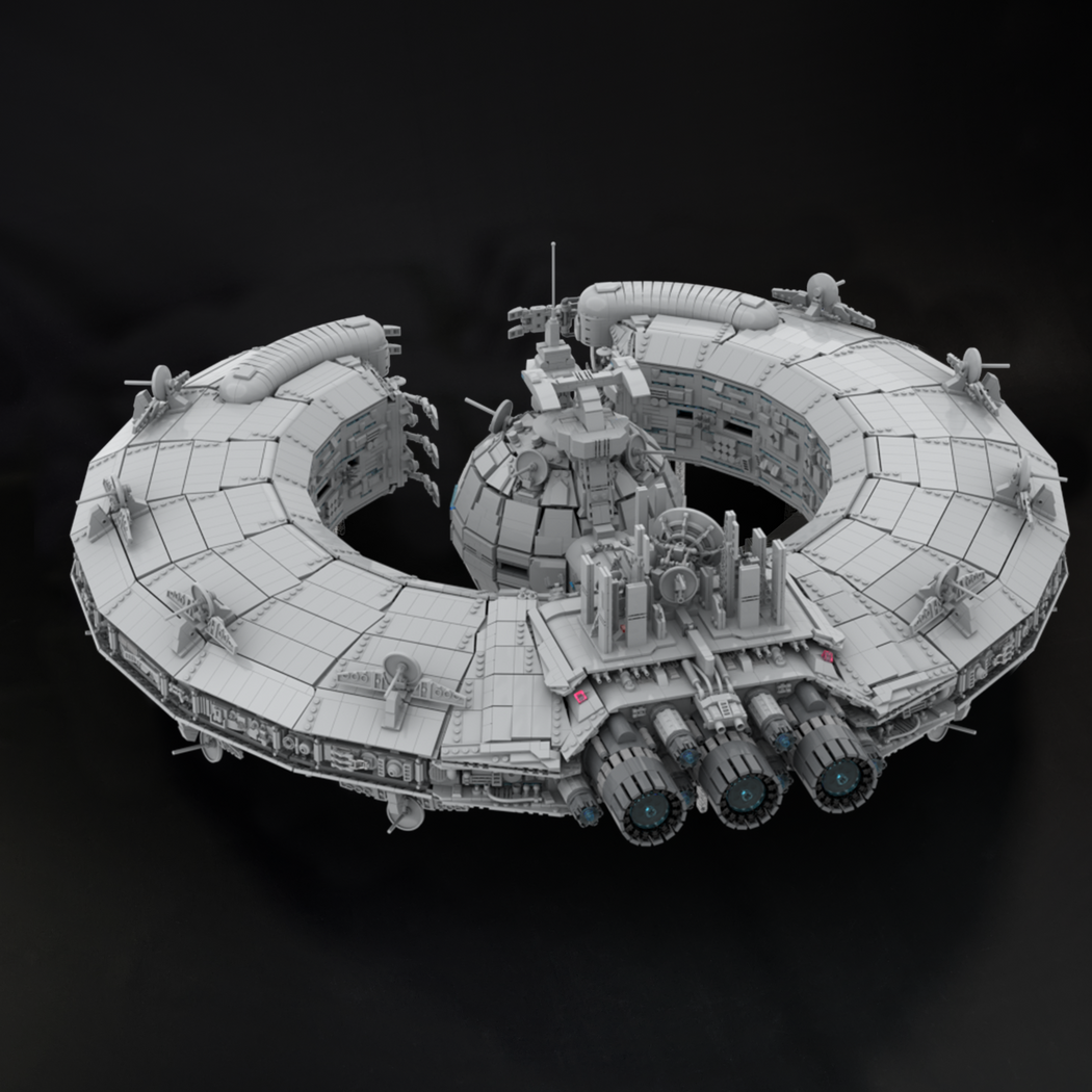 Lucrehulk class Droid Control Ship Trade Federation BrickVault