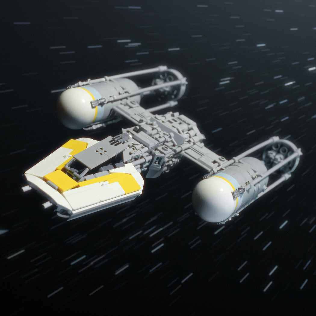 Y-Wing Starfighter Midi Scale — BrickVault