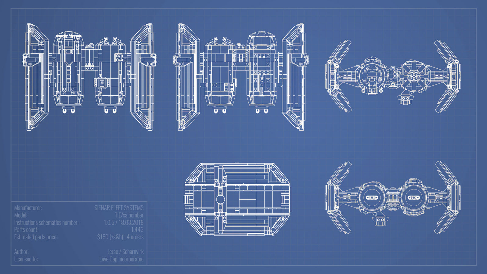 The Perfect Lego TIE Bomber - Minifig Scale — BrickVault