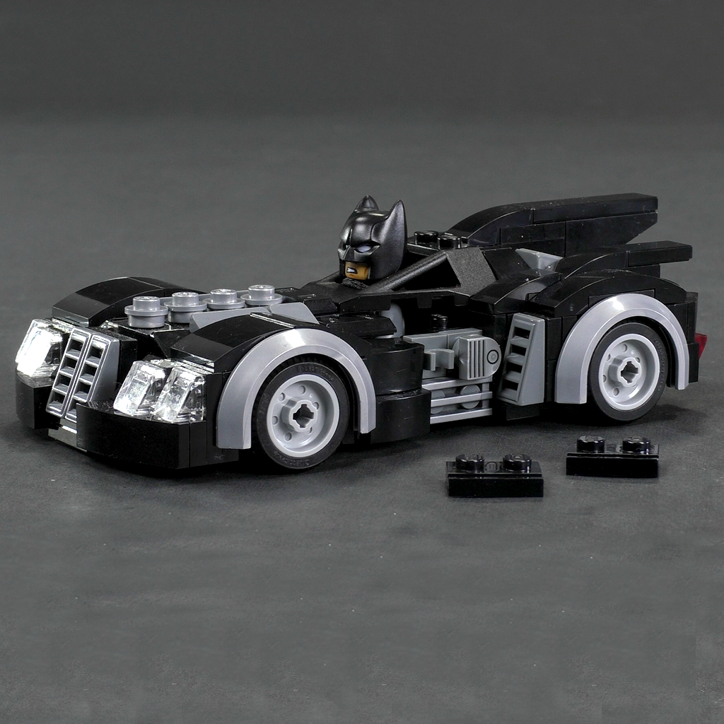 Batmobile Batman 1989 x Arkham Asylum - HelloBricks