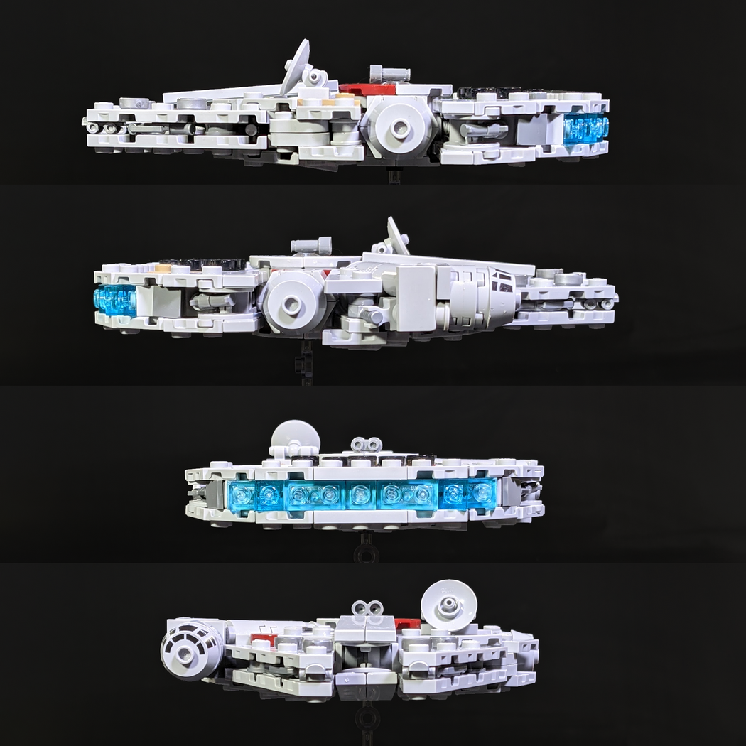 Millennium Falcon Outrider Micro Scale — BrickVault