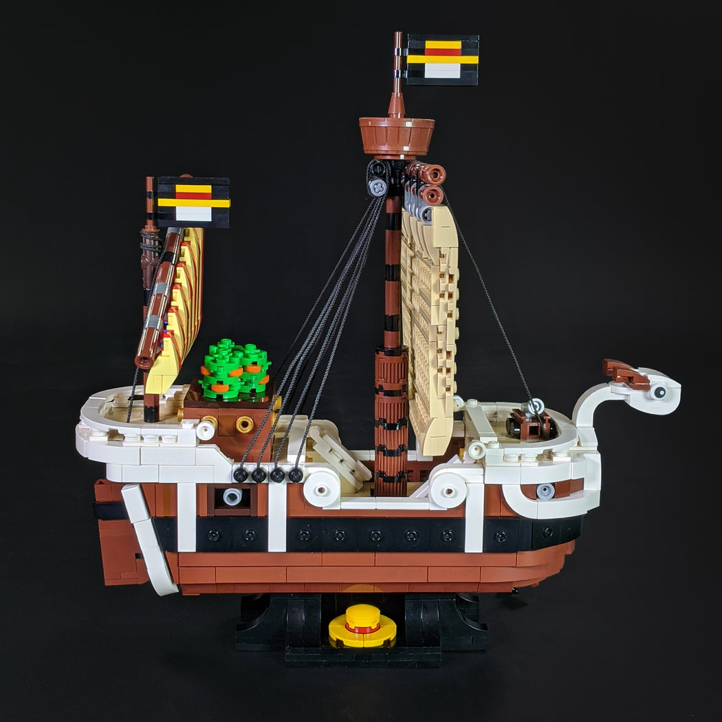 One Piece Fan Revives the Going Merry with a Custom LEGO Kit
