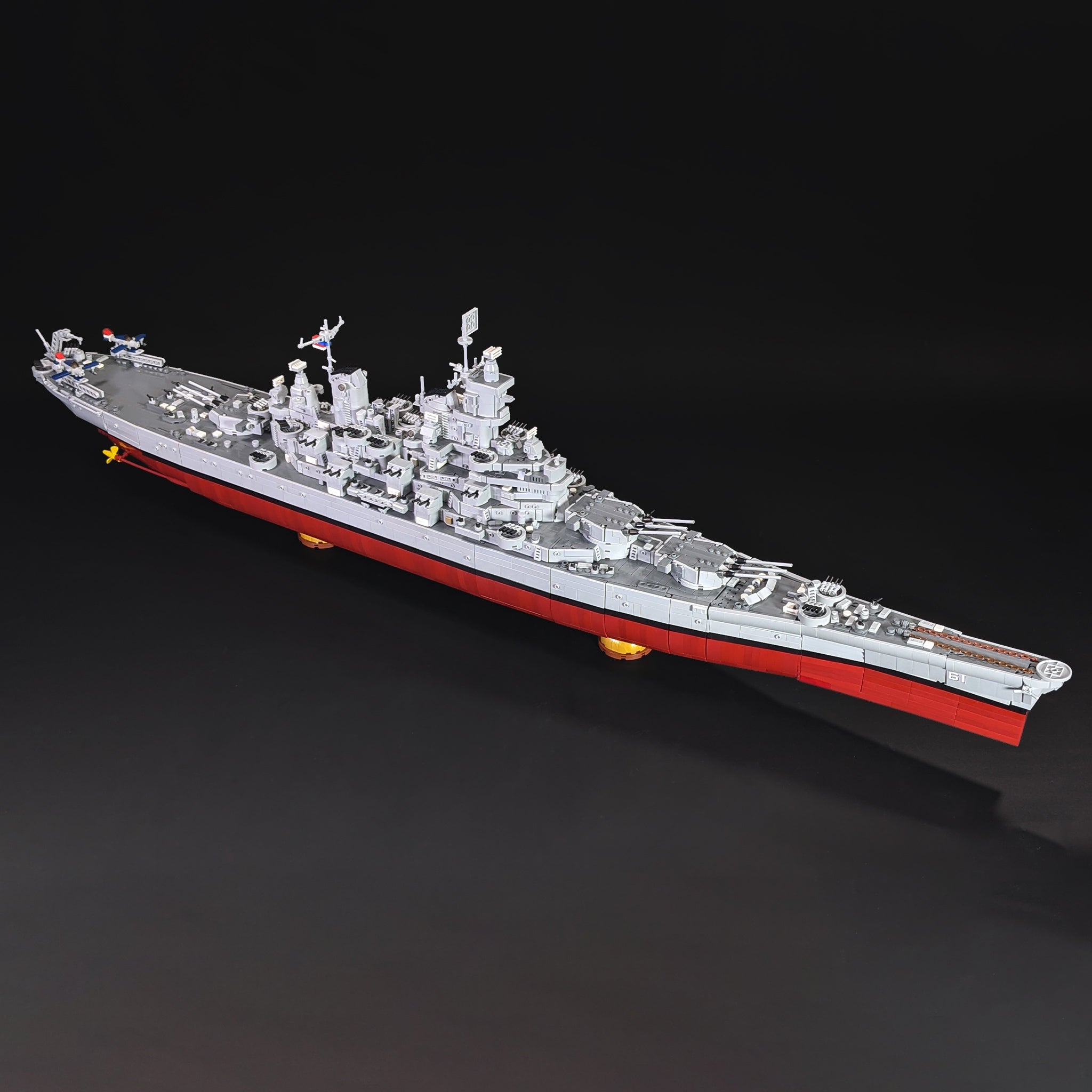 USS Iowa BB61 & USS Missouri BB63 Battleships — Brick Vault