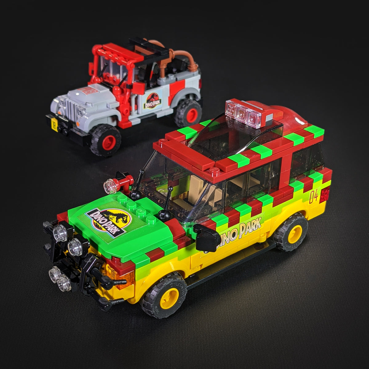 Mini Lego Jurassic World Car LEGO Jurassic World Raptor