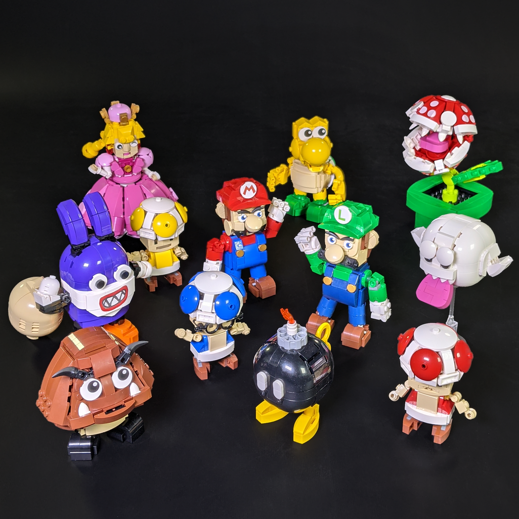 Piranha Plant Lego Mario Bricklink Mario Bundle (Villains) Bob-omb