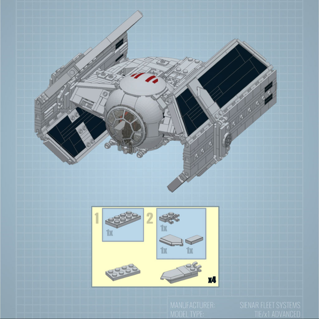 Advanced Prototype Lego Tie Fighter Instructions LEGO® STAR WARS