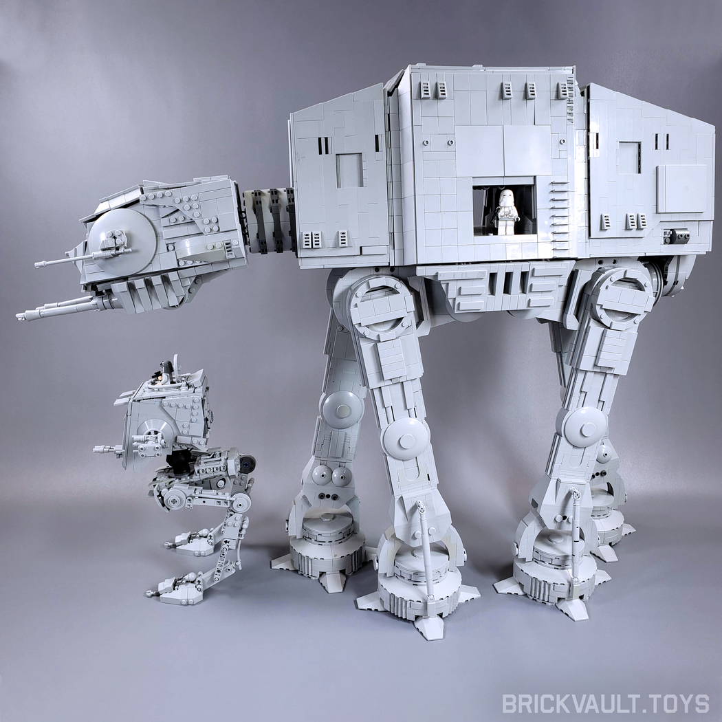 AT ST Minifig Scale Brick Vault