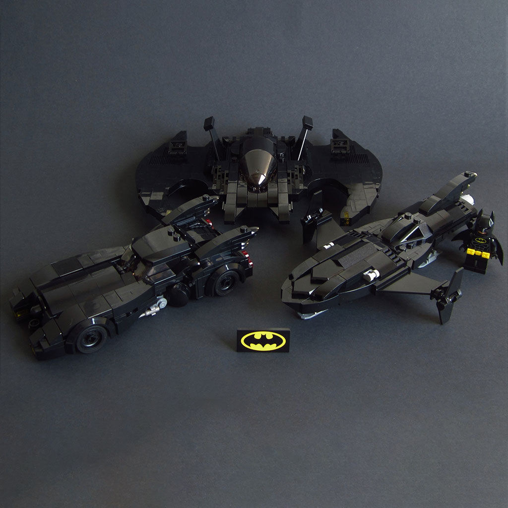 Bat Ski Batmobile, Batwing, Batski & Batmissile Collection - Minifig Scale (19 ...