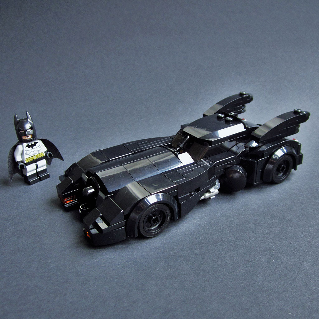 Batmobile, Batwing, Batski Batmissile Collection Minifig Scale (1989-1992 Movies)