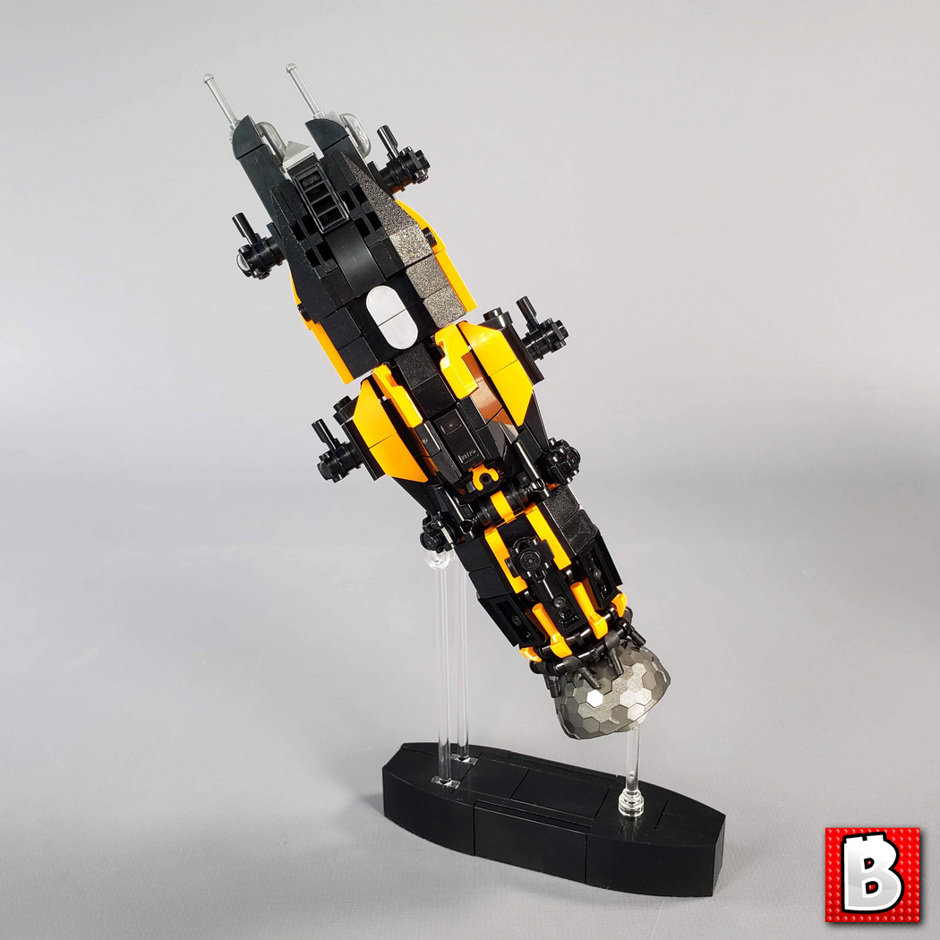 The Expanse Rocinante and Razorback Micro Scale Brick Vault
