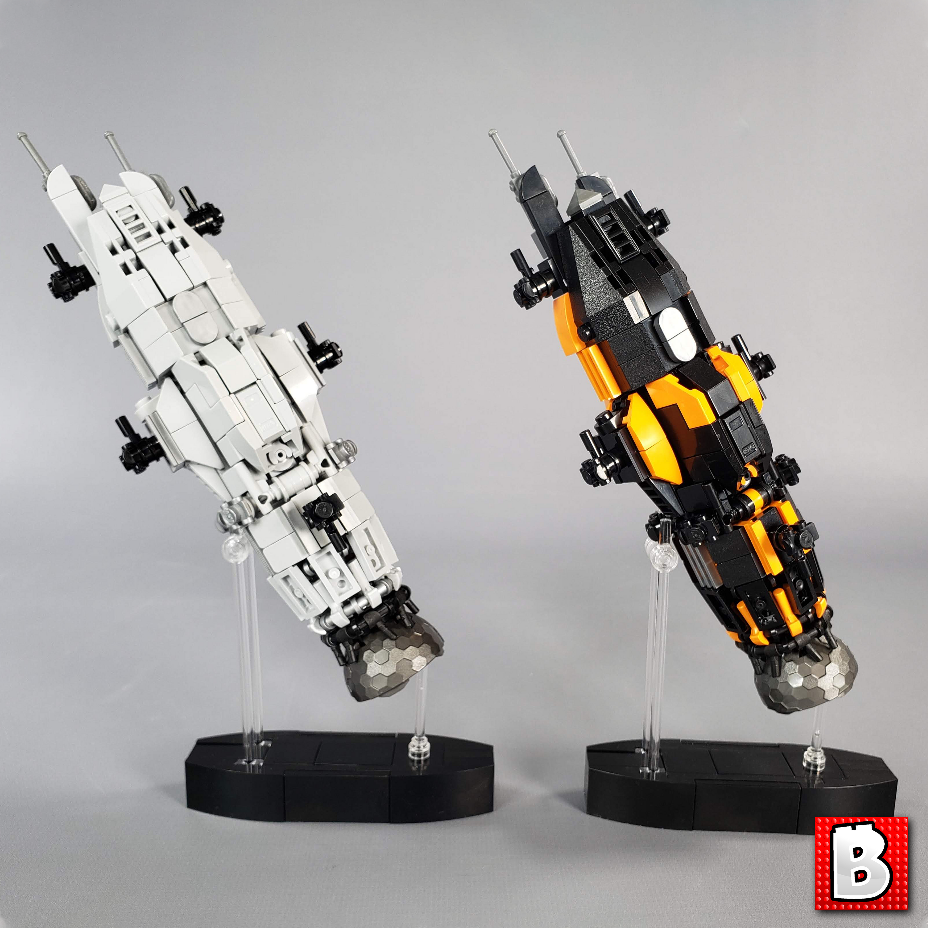 The Expanse - Rocinante and Razorback - Micro Scale — BrickVault