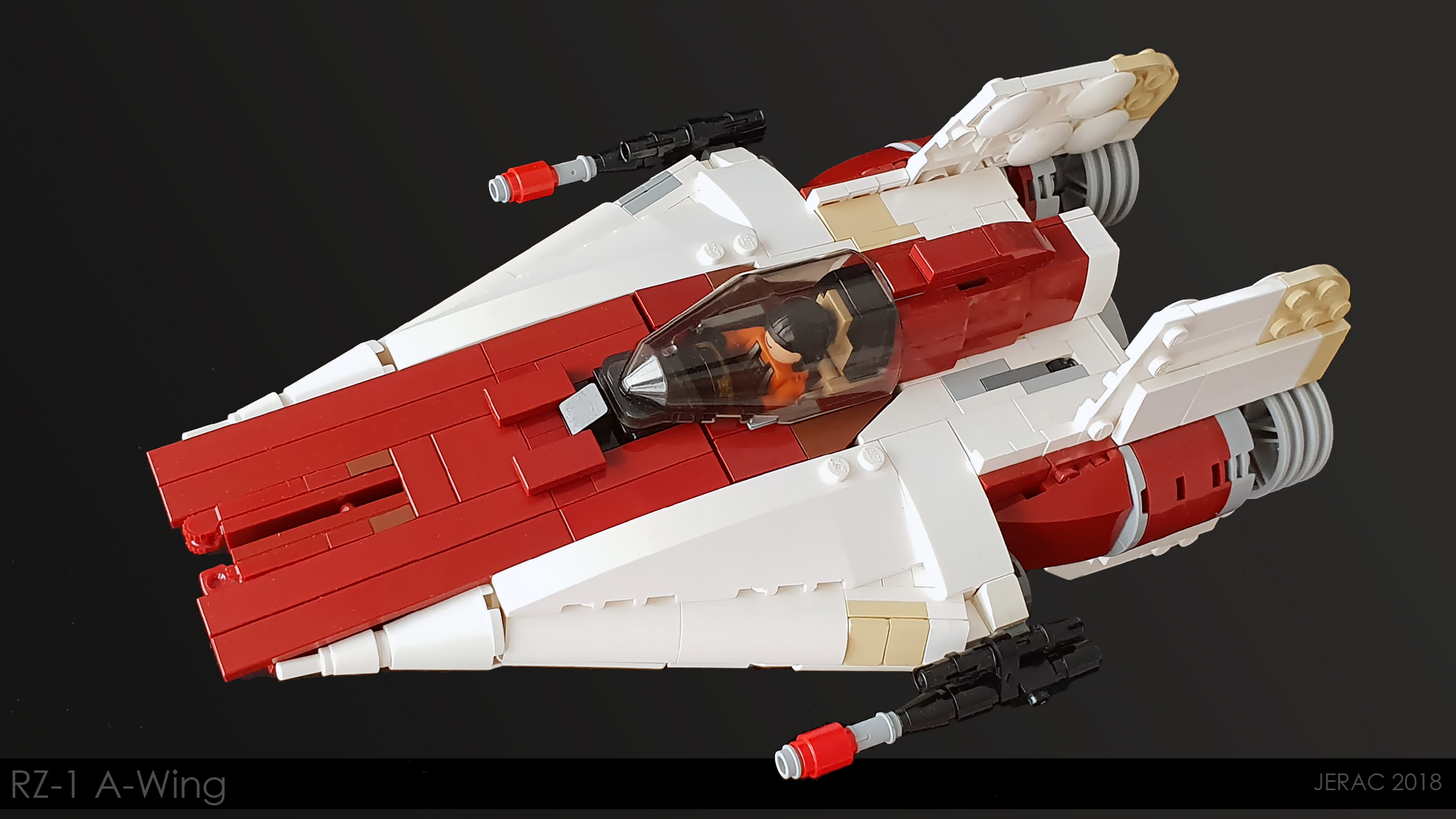 RZ-1 A-wing Starfighter - Minifig Scale — BrickVault