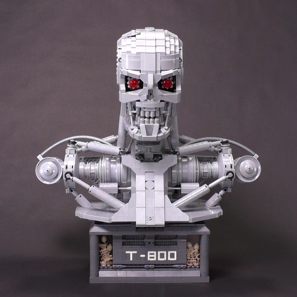 T-800 Terminator Bust — BrickVault - Main Image