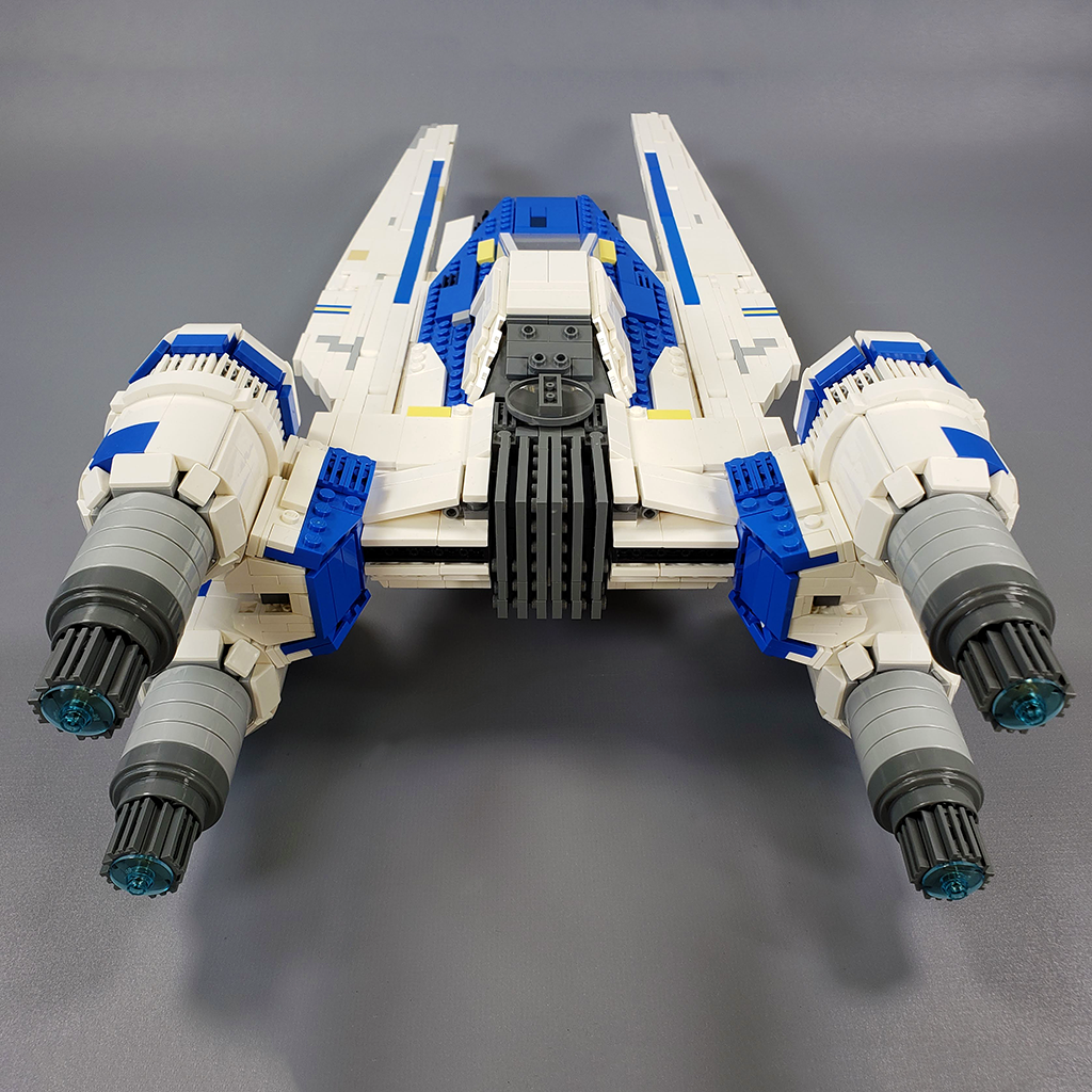 U wing Starfighter Minifig Scale Brick Vault