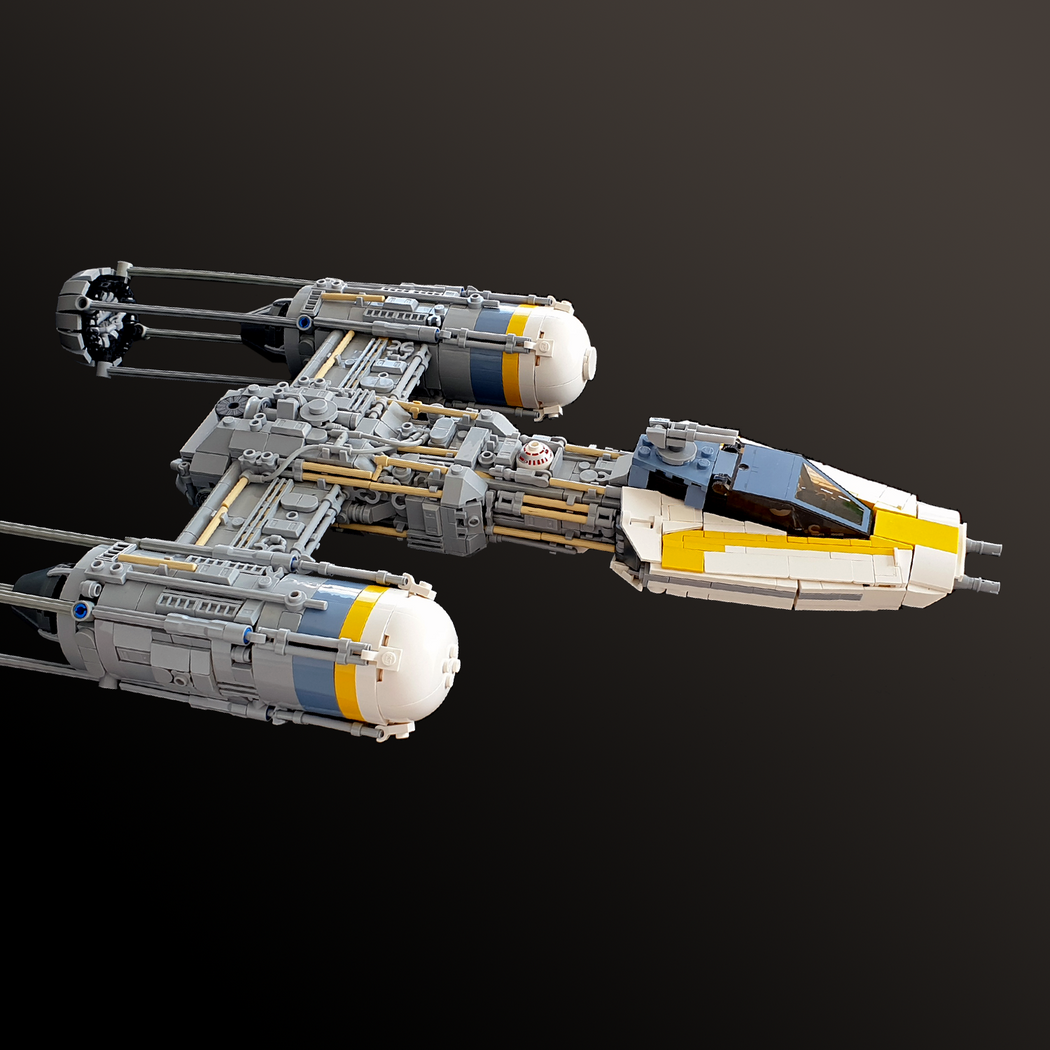 Y-wing Starfighter Minifig Scale — BrickVault - Main Image