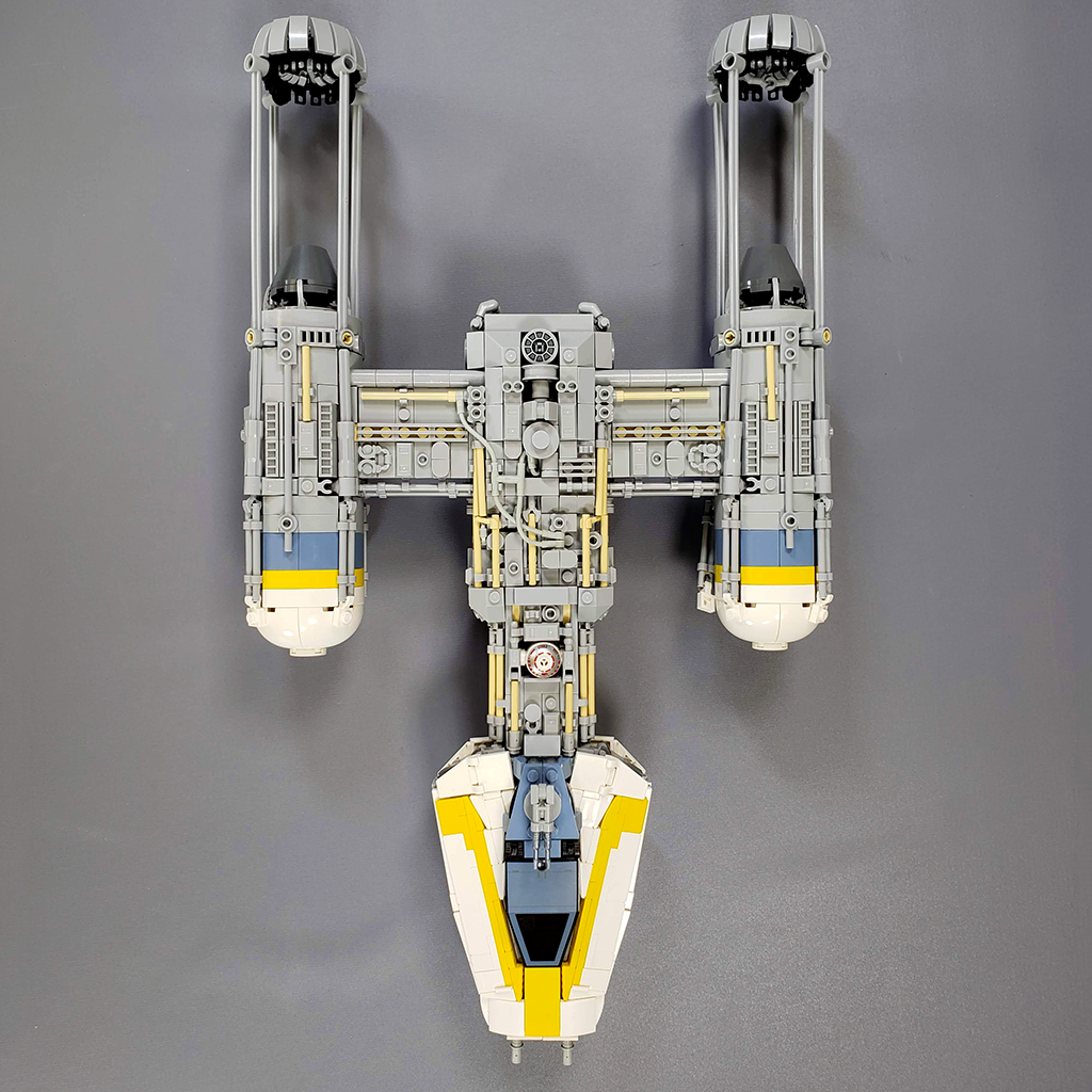 Y-wing Starfighter Minifig Scale — BrickVault - Main Image