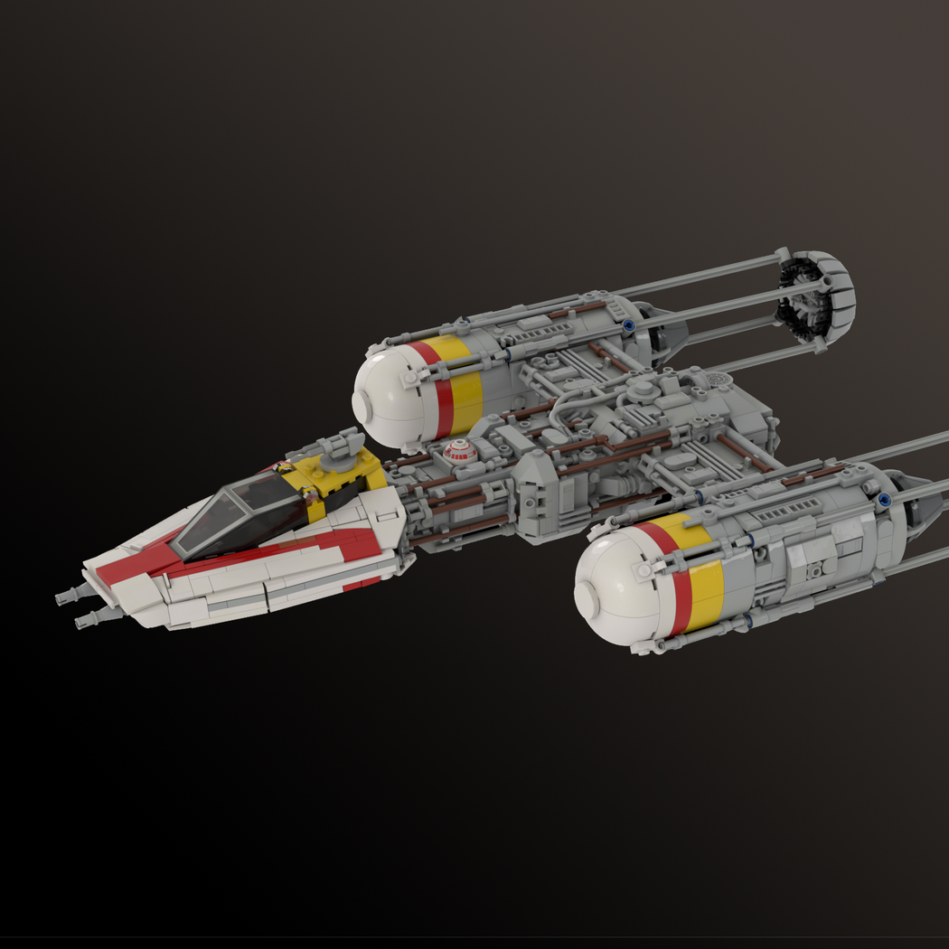 Y wing starfighter lego hotsell